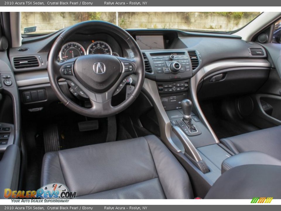 2010 Acura TSX Sedan Crystal Black Pearl / Ebony Photo #18