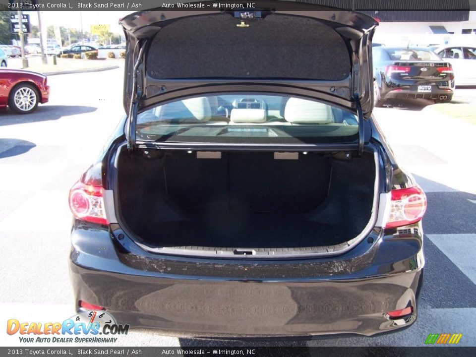 2013 Toyota Corolla L Black Sand Pearl / Ash Photo #5