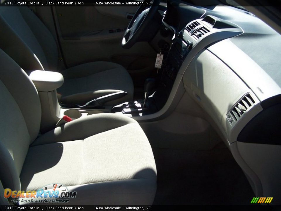 2013 Toyota Corolla L Black Sand Pearl / Ash Photo #13