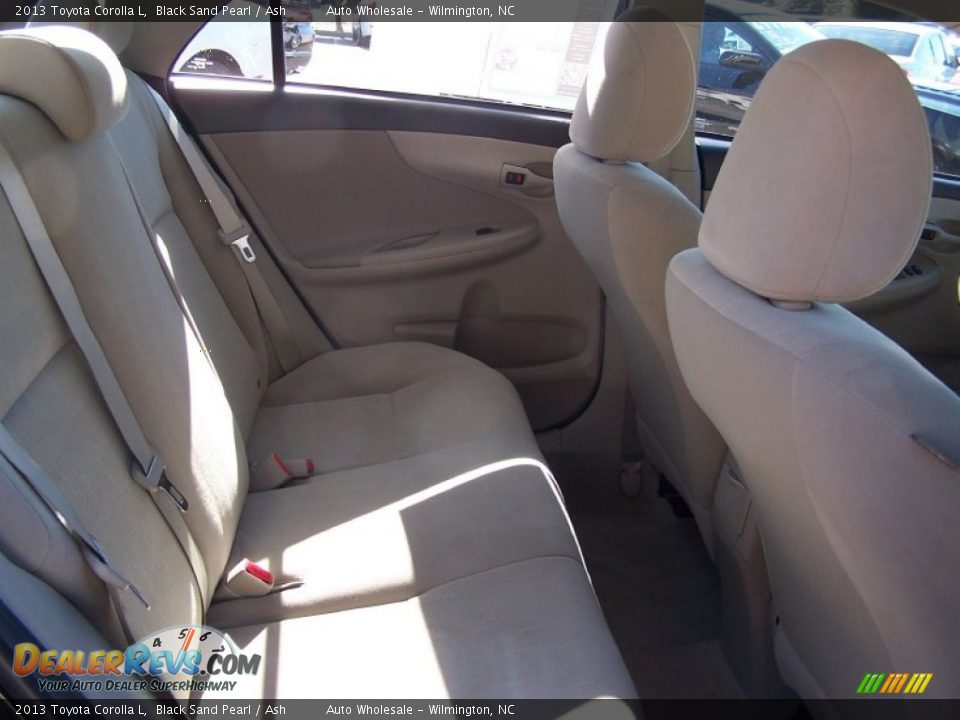 2013 Toyota Corolla L Black Sand Pearl / Ash Photo #14