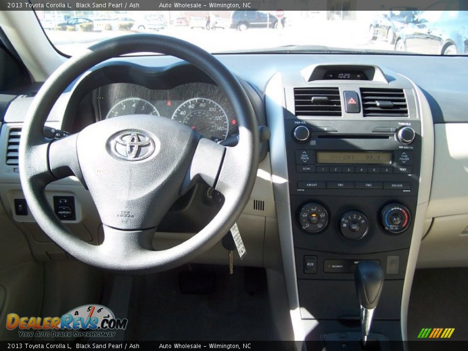 2013 Toyota Corolla L Black Sand Pearl / Ash Photo #15