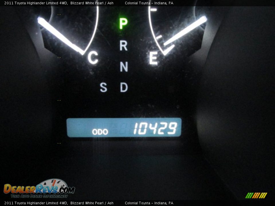 2011 Toyota Highlander Limited 4WD Blizzard White Pearl / Ash Photo #20