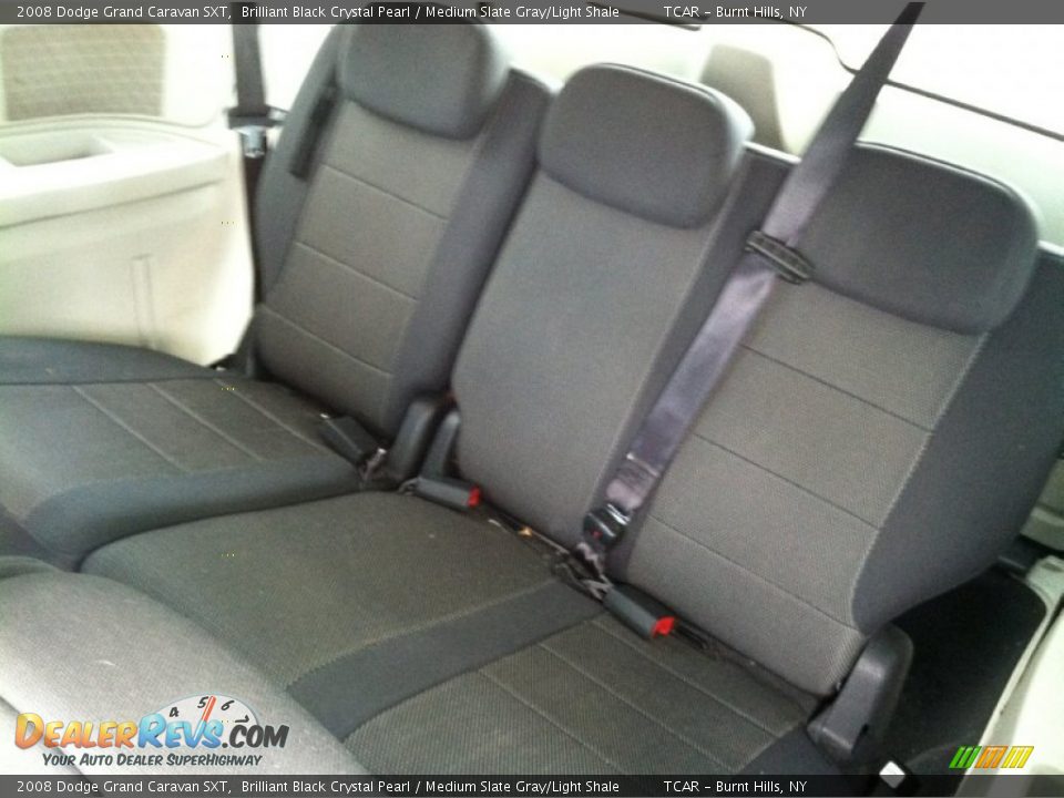 2008 Dodge Grand Caravan SXT Brilliant Black Crystal Pearl / Medium Slate Gray/Light Shale Photo #11