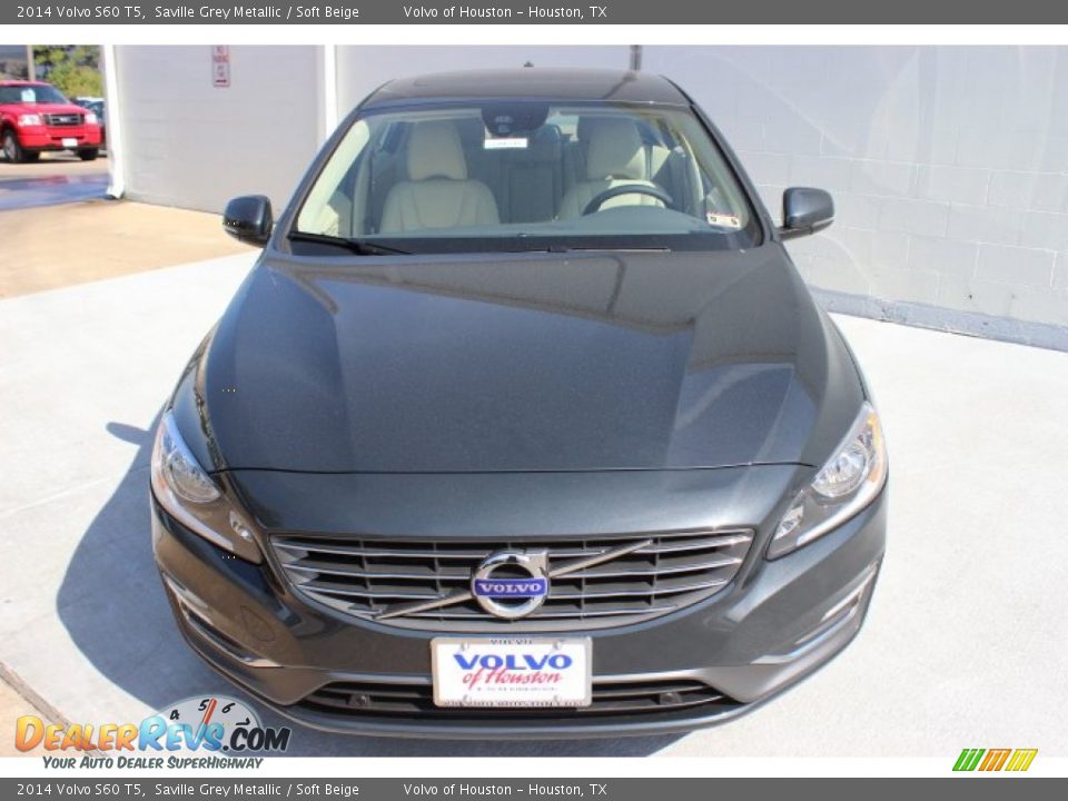 2014 Volvo S60 T5 Saville Grey Metallic / Soft Beige Photo #2