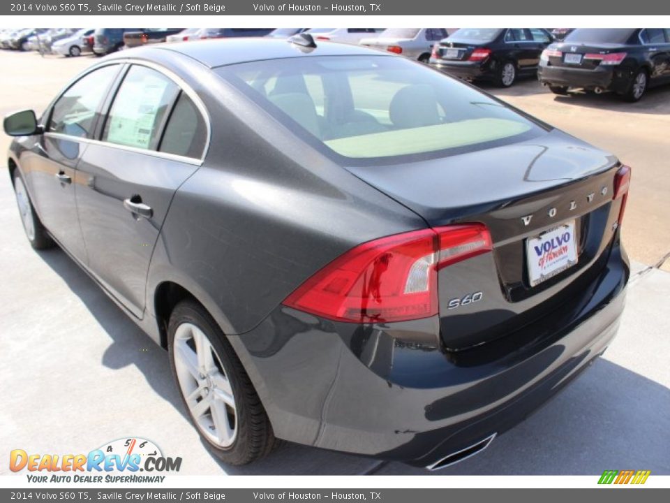 2014 Volvo S60 T5 Saville Grey Metallic / Soft Beige Photo #5