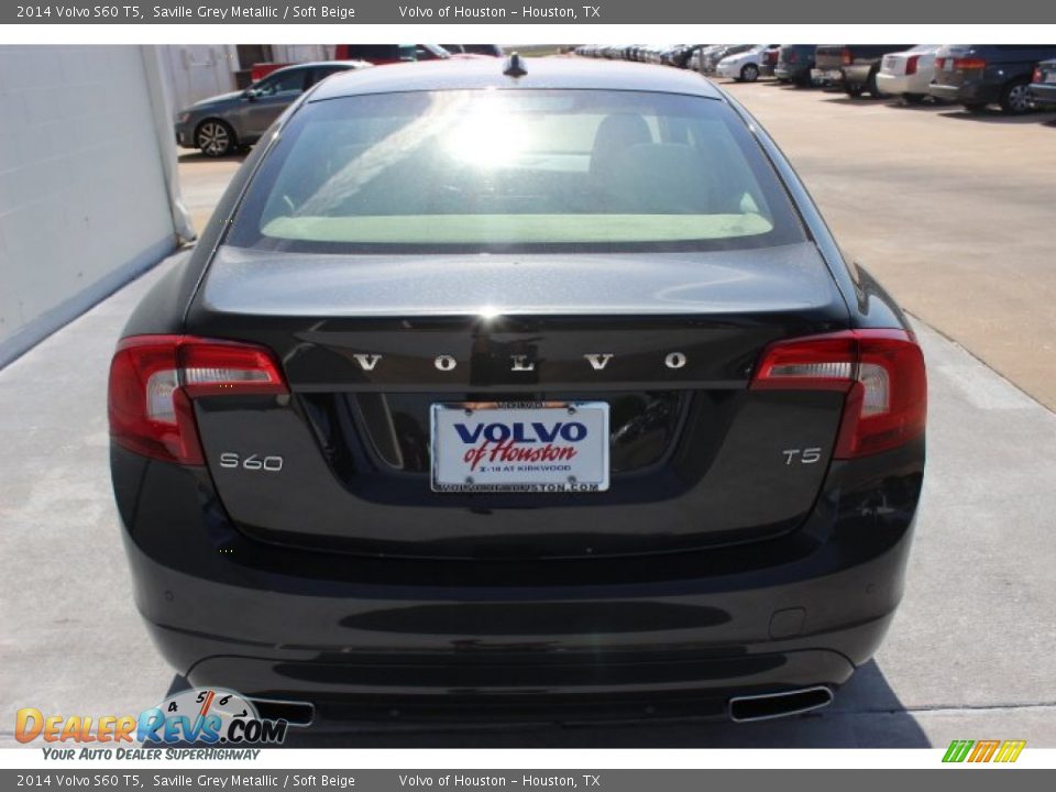 2014 Volvo S60 T5 Saville Grey Metallic / Soft Beige Photo #6
