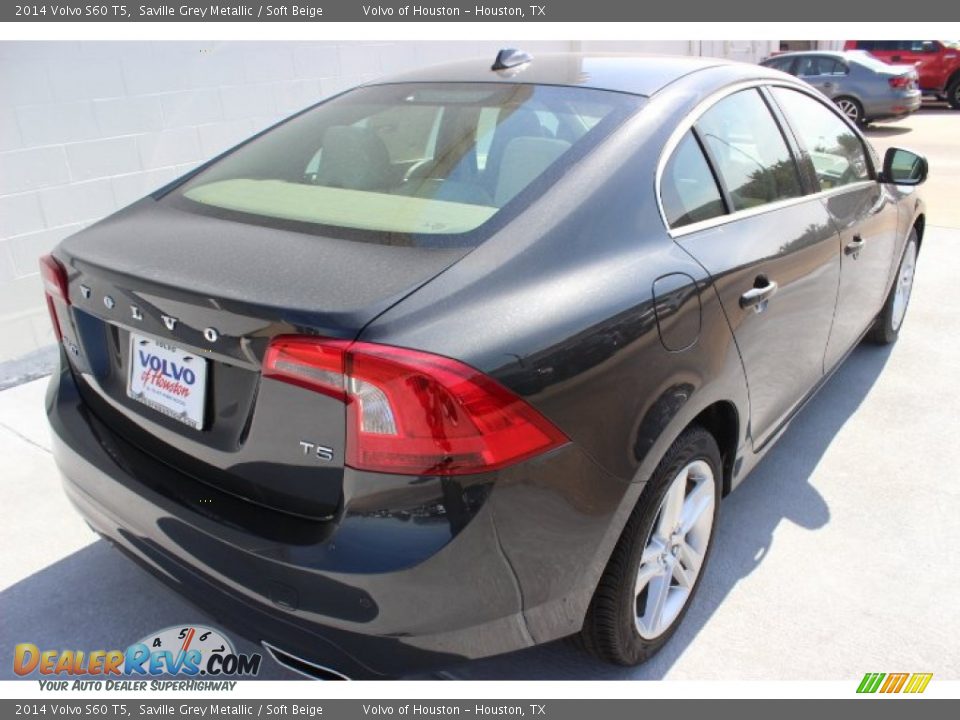 2014 Volvo S60 T5 Saville Grey Metallic / Soft Beige Photo #7