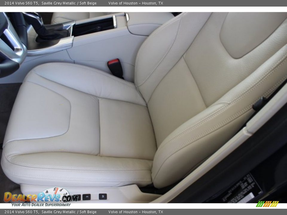 2014 Volvo S60 T5 Saville Grey Metallic / Soft Beige Photo #12
