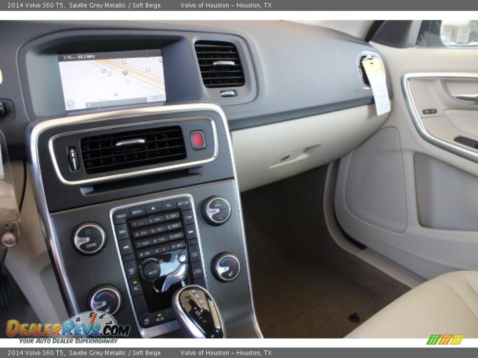 2014 Volvo S60 T5 Saville Grey Metallic / Soft Beige Photo #14
