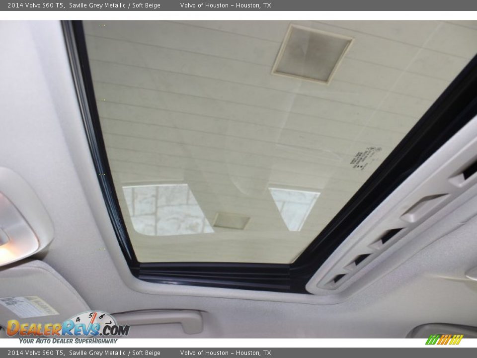 2014 Volvo S60 T5 Saville Grey Metallic / Soft Beige Photo #16