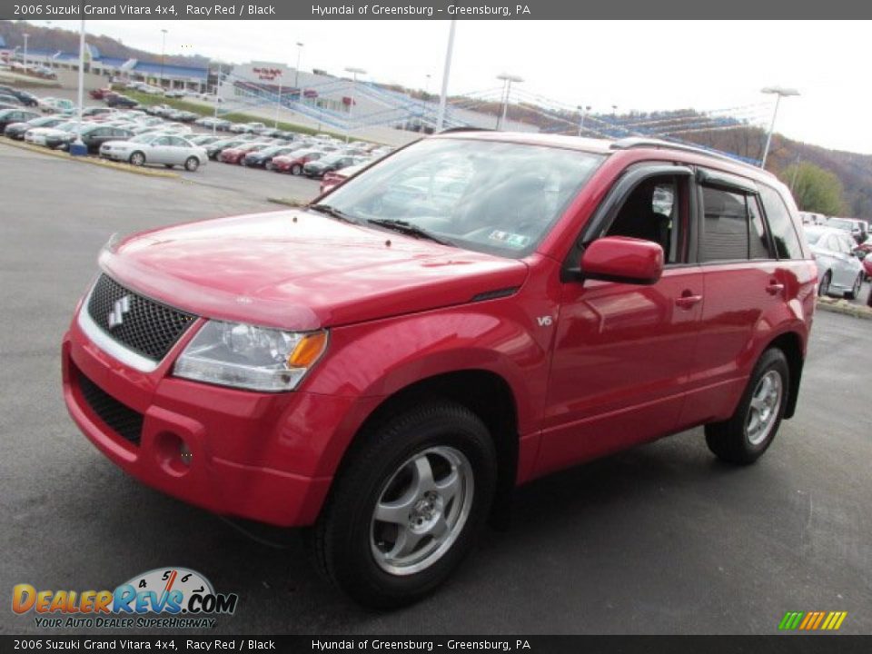 2006 Suzuki Grand Vitara 4x4 Racy Red / Black Photo #5