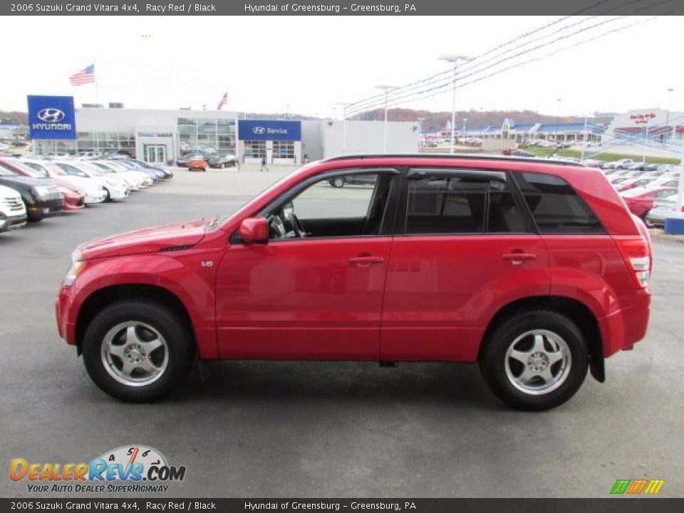 2006 Suzuki Grand Vitara 4x4 Racy Red / Black Photo #6