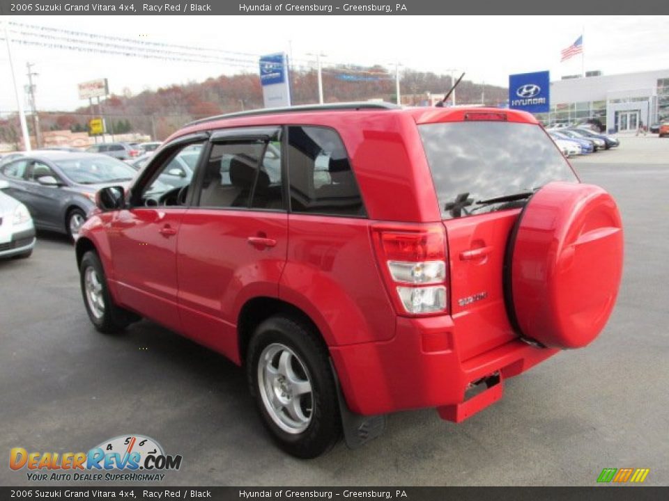 2006 Suzuki Grand Vitara 4x4 Racy Red / Black Photo #7