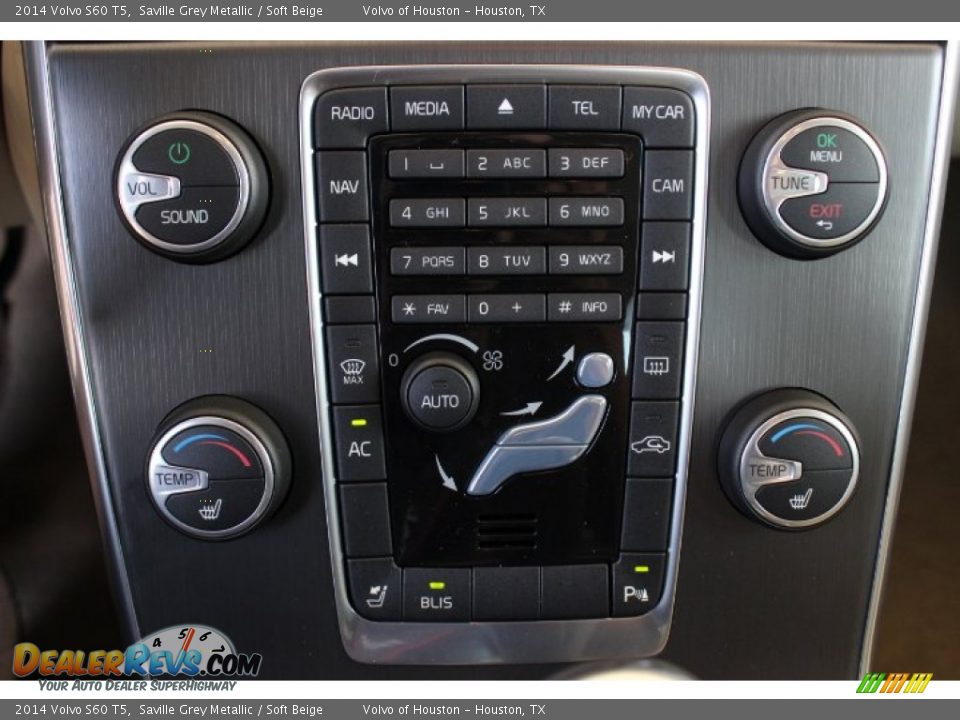 2014 Volvo S60 T5 Saville Grey Metallic / Soft Beige Photo #21