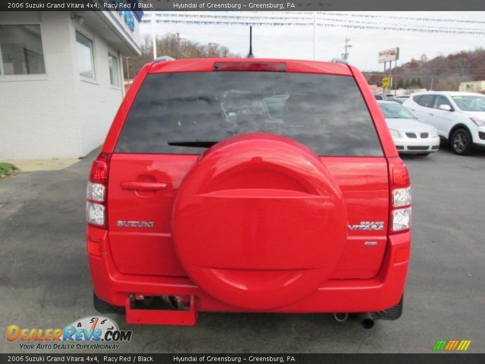 2006 Suzuki Grand Vitara 4x4 Racy Red / Black Photo #8