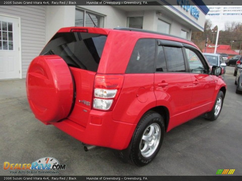 2006 Suzuki Grand Vitara 4x4 Racy Red / Black Photo #9