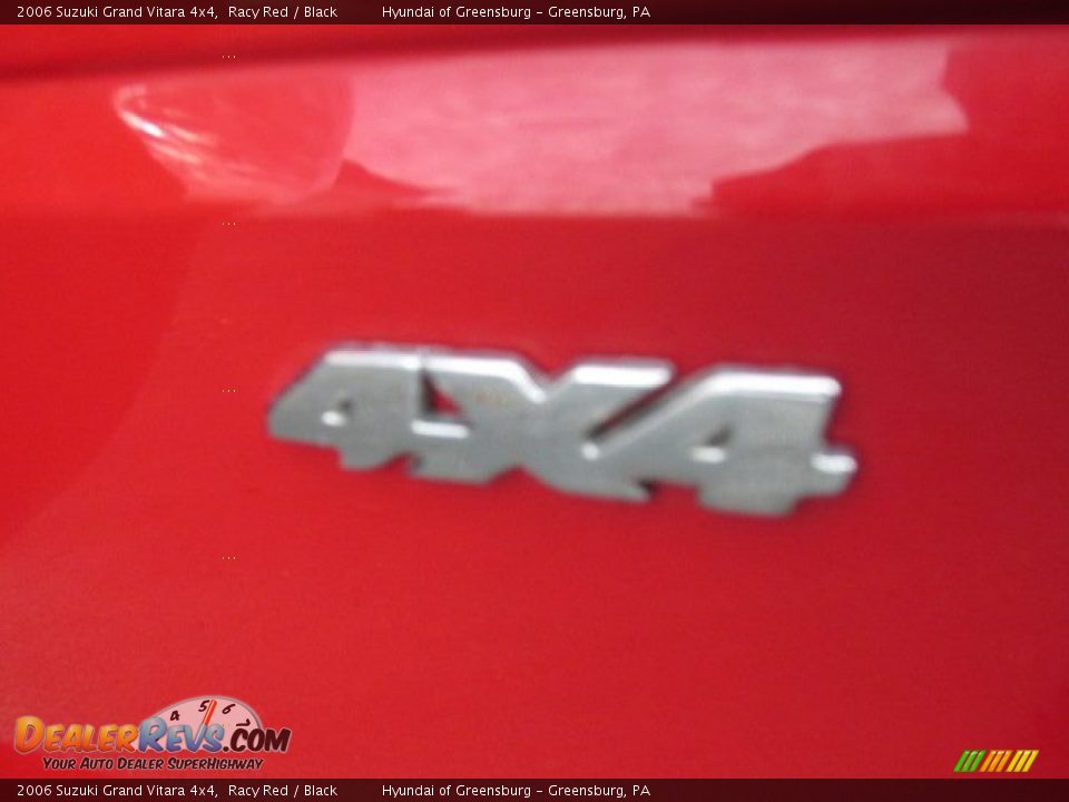 2006 Suzuki Grand Vitara 4x4 Racy Red / Black Photo #10