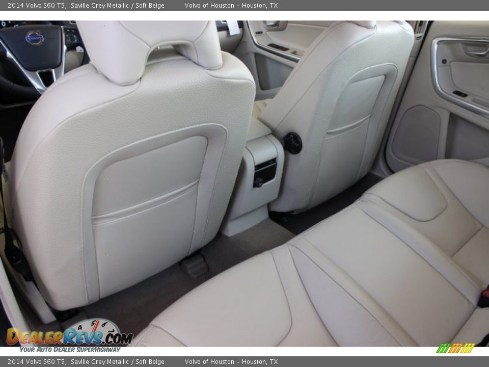2014 Volvo S60 T5 Saville Grey Metallic / Soft Beige Photo #25