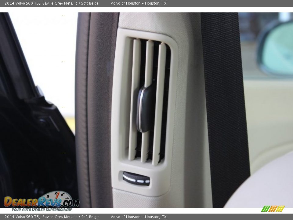 2014 Volvo S60 T5 Saville Grey Metallic / Soft Beige Photo #27