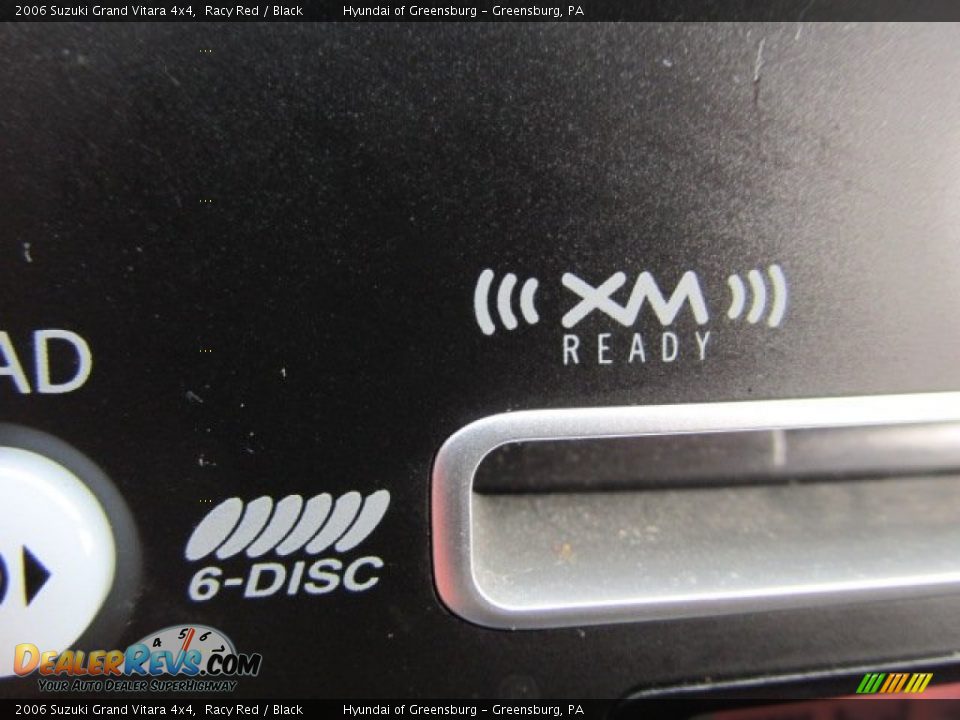 2006 Suzuki Grand Vitara 4x4 Racy Red / Black Photo #17