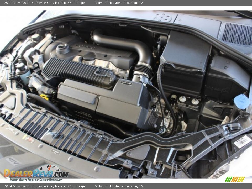 2014 Volvo S60 T5 Saville Grey Metallic / Soft Beige Photo #32