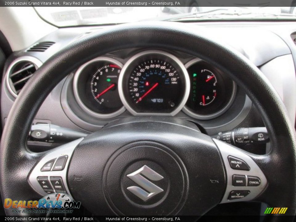 2006 Suzuki Grand Vitara 4x4 Racy Red / Black Photo #18