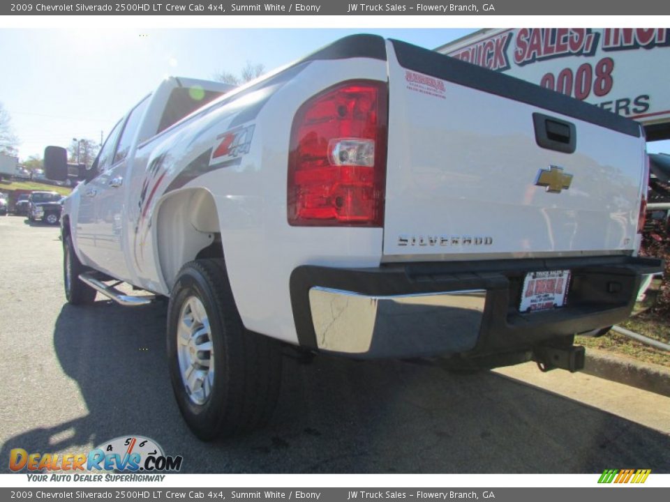 2009 Chevrolet Silverado 2500HD LT Crew Cab 4x4 Summit White / Ebony Photo #6