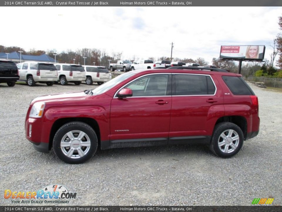 2014 GMC Terrain SLE AWD Crystal Red Tintcoat / Jet Black Photo #4