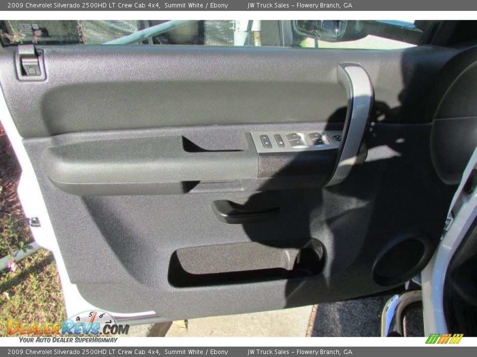 2009 Chevrolet Silverado 2500HD LT Crew Cab 4x4 Summit White / Ebony Photo #14
