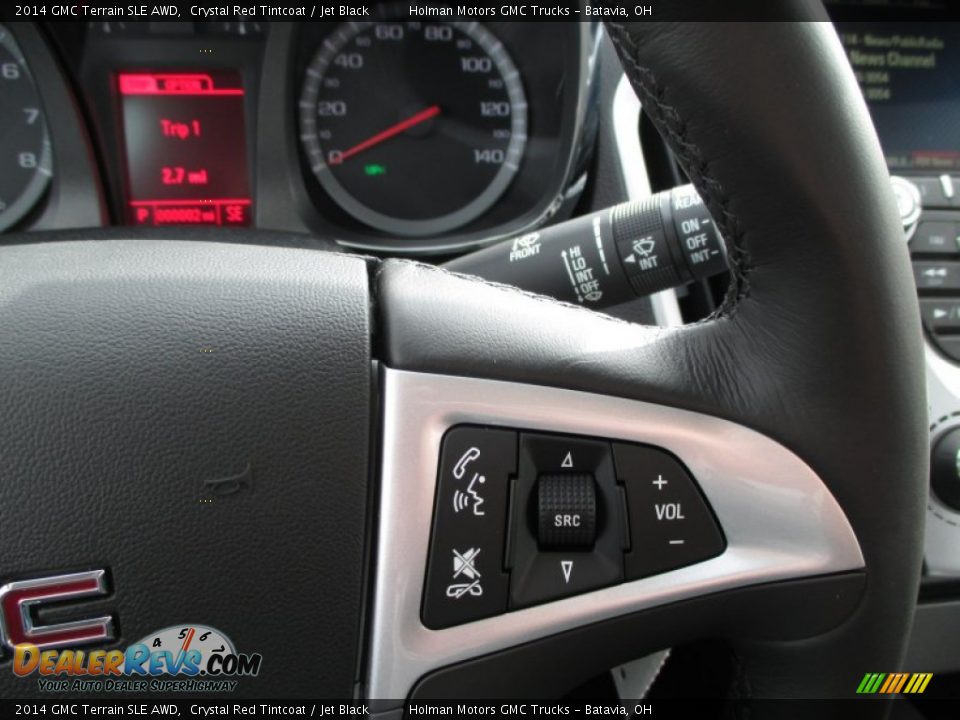 2014 GMC Terrain SLE AWD Crystal Red Tintcoat / Jet Black Photo #11