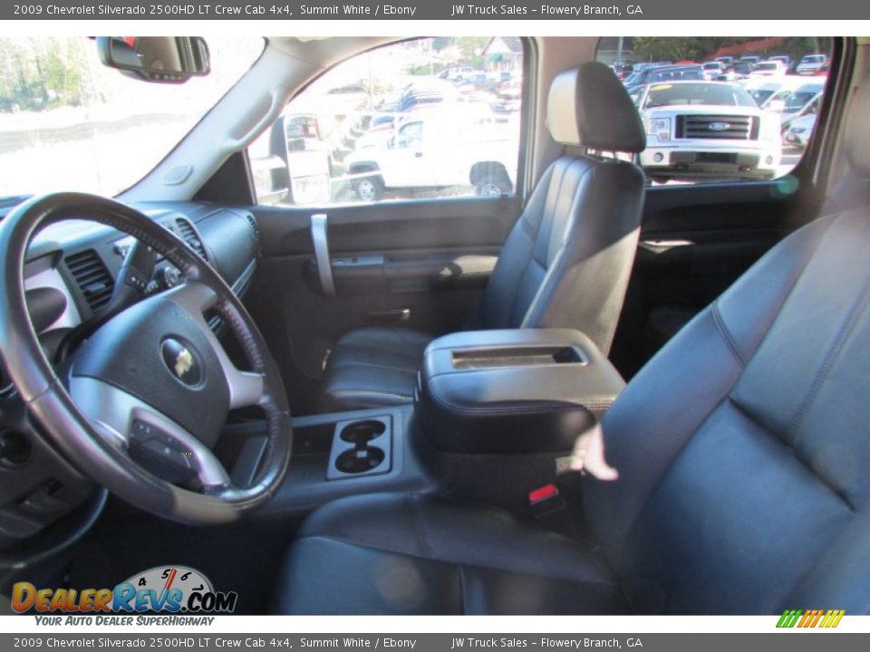 2009 Chevrolet Silverado 2500HD LT Crew Cab 4x4 Summit White / Ebony Photo #18