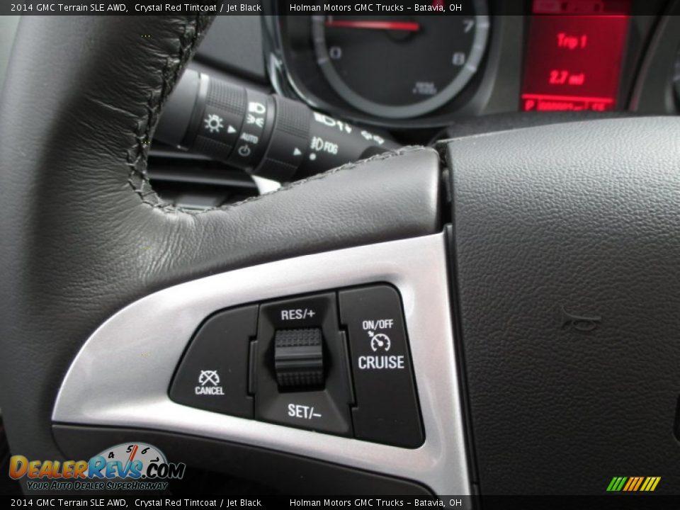 2014 GMC Terrain SLE AWD Crystal Red Tintcoat / Jet Black Photo #12