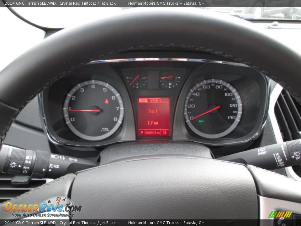 2014 GMC Terrain SLE AWD Crystal Red Tintcoat / Jet Black Photo #13