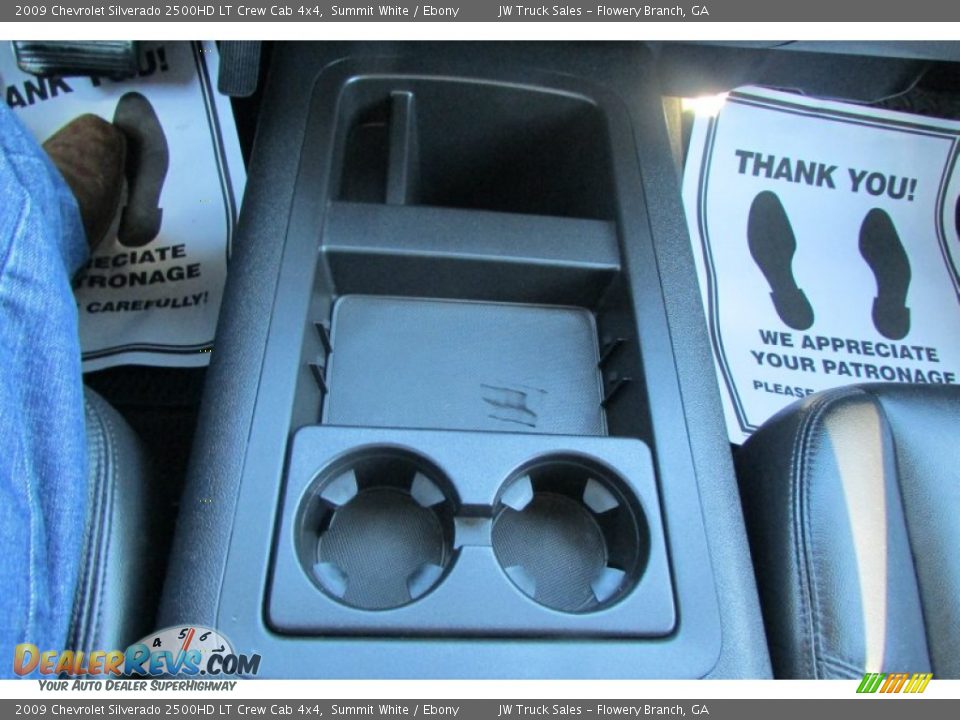 2009 Chevrolet Silverado 2500HD LT Crew Cab 4x4 Summit White / Ebony Photo #32