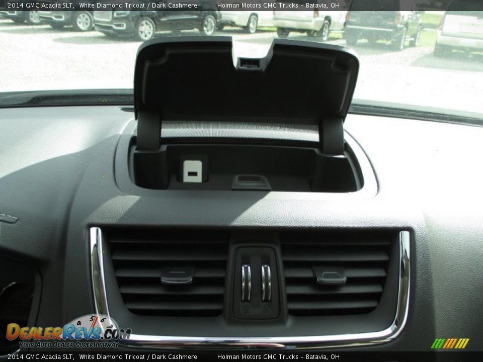 2014 GMC Acadia SLT White Diamond Tricoat / Dark Cashmere Photo #14