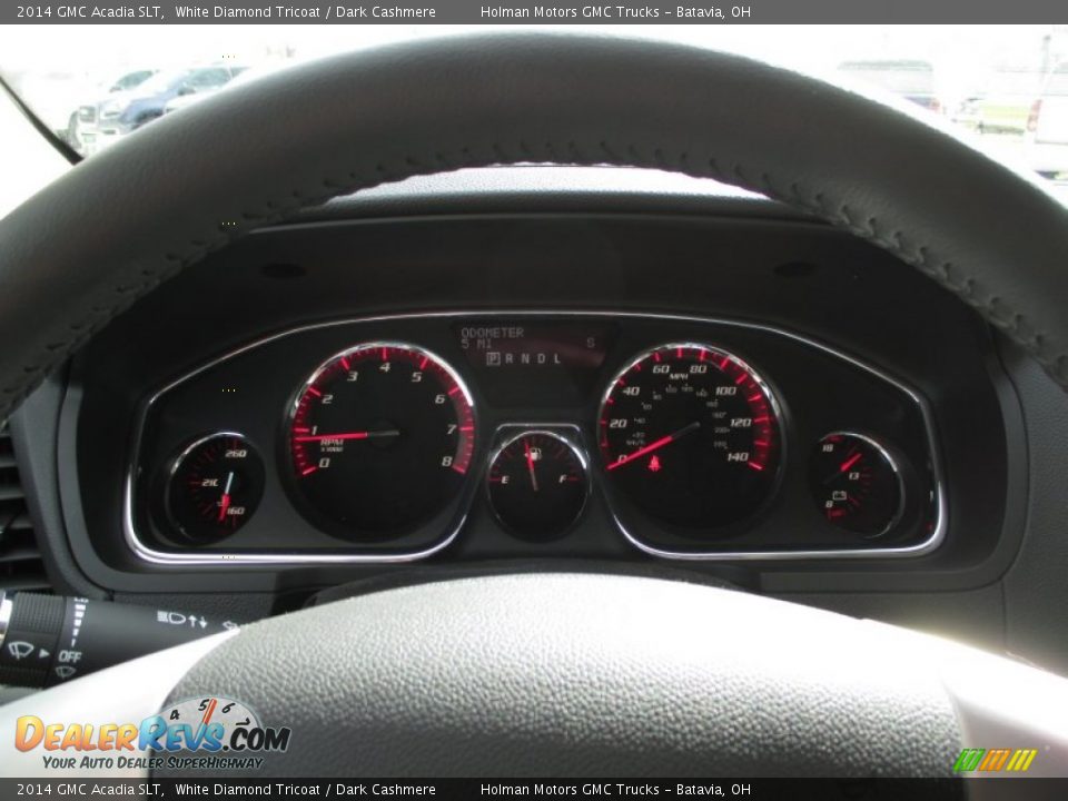 2014 GMC Acadia SLT White Diamond Tricoat / Dark Cashmere Photo #18