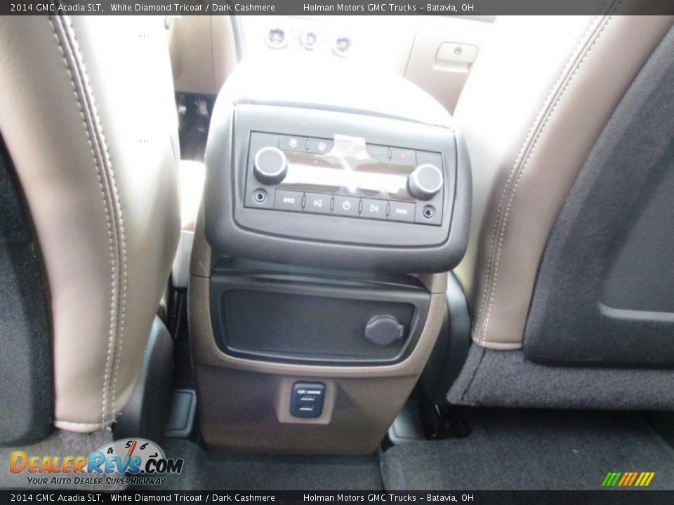 2014 GMC Acadia SLT White Diamond Tricoat / Dark Cashmere Photo #25