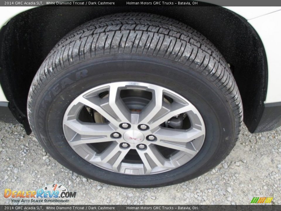 2014 GMC Acadia SLT White Diamond Tricoat / Dark Cashmere Photo #27