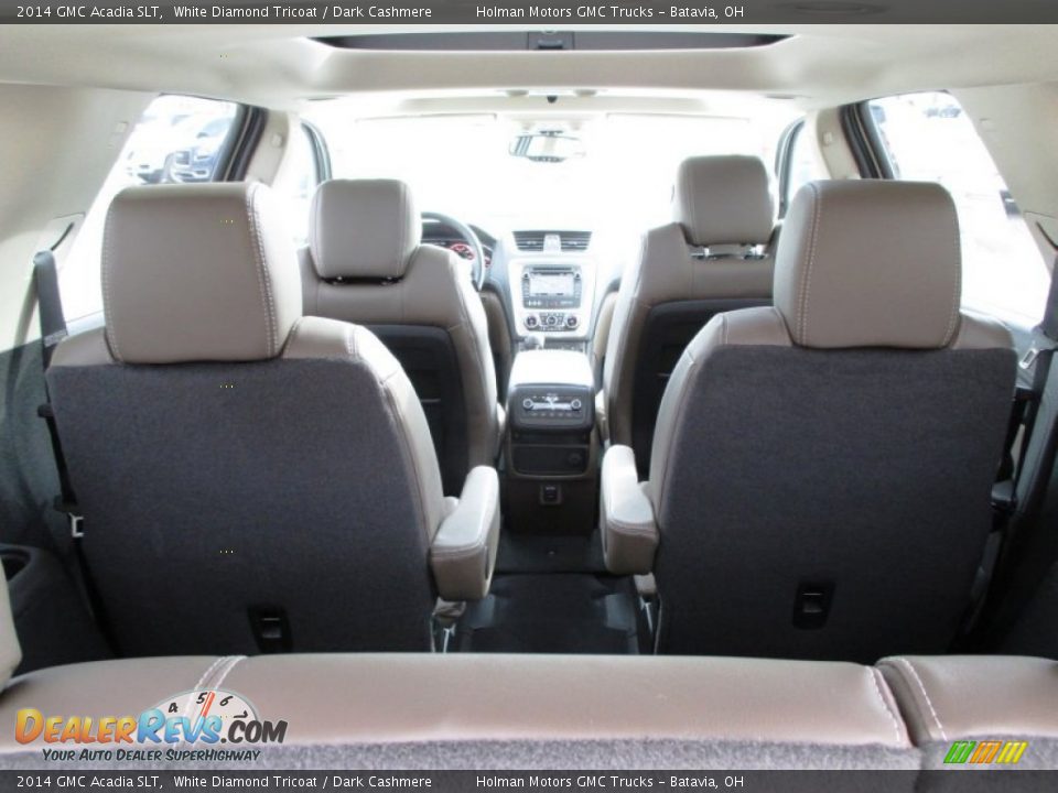 2014 GMC Acadia SLT White Diamond Tricoat / Dark Cashmere Photo #30