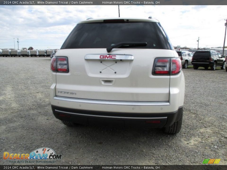 2014 GMC Acadia SLT White Diamond Tricoat / Dark Cashmere Photo #32