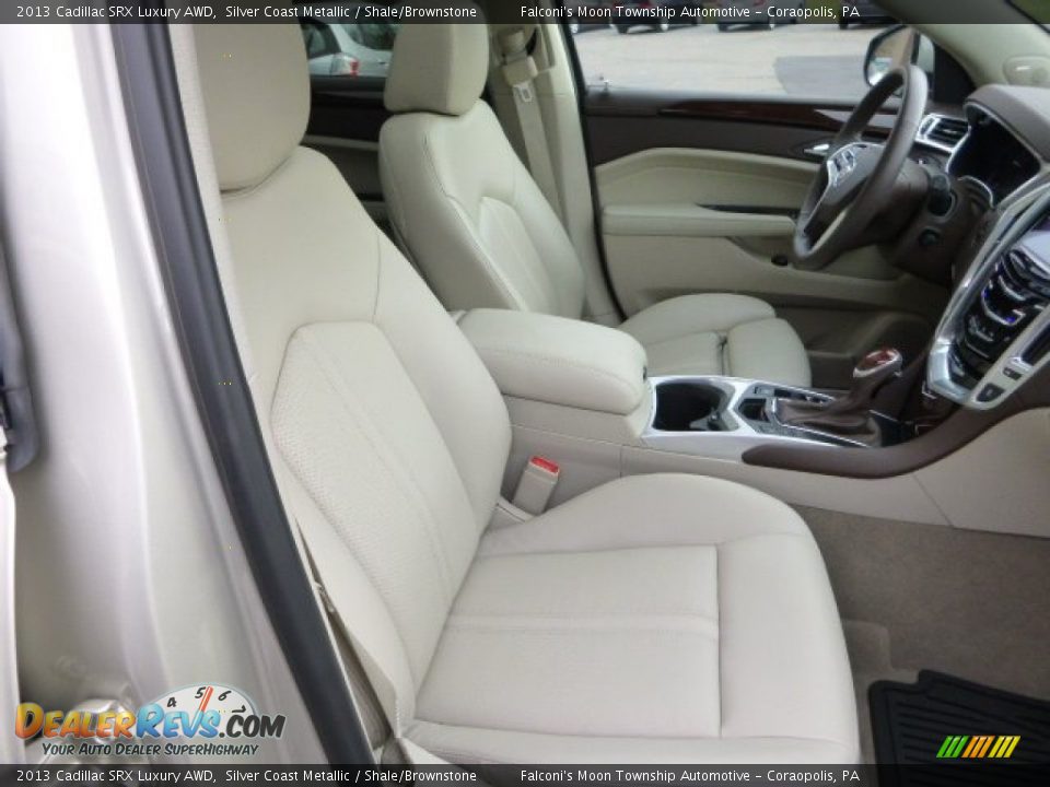 2013 Cadillac SRX Luxury AWD Silver Coast Metallic / Shale/Brownstone Photo #10