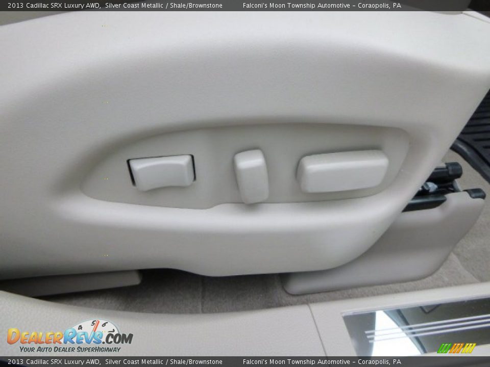 2013 Cadillac SRX Luxury AWD Silver Coast Metallic / Shale/Brownstone Photo #12