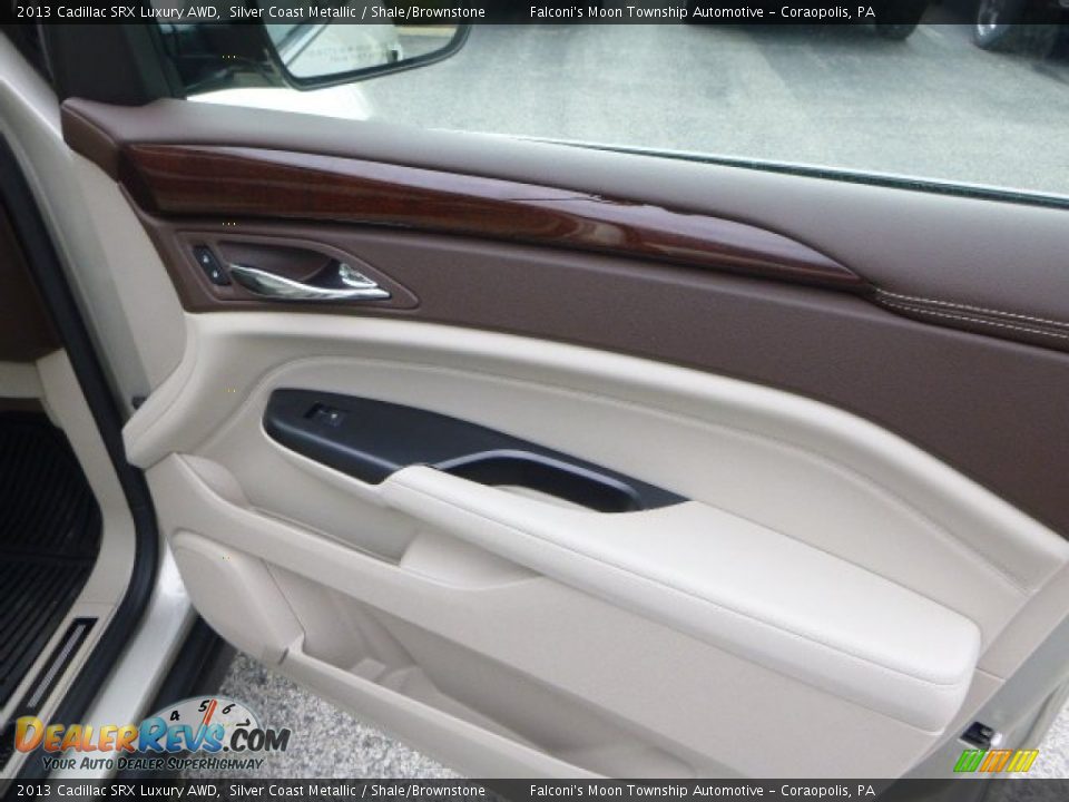 2013 Cadillac SRX Luxury AWD Silver Coast Metallic / Shale/Brownstone Photo #13