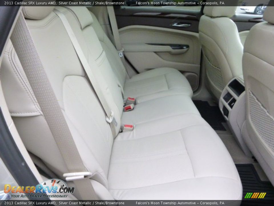 2013 Cadillac SRX Luxury AWD Silver Coast Metallic / Shale/Brownstone Photo #14