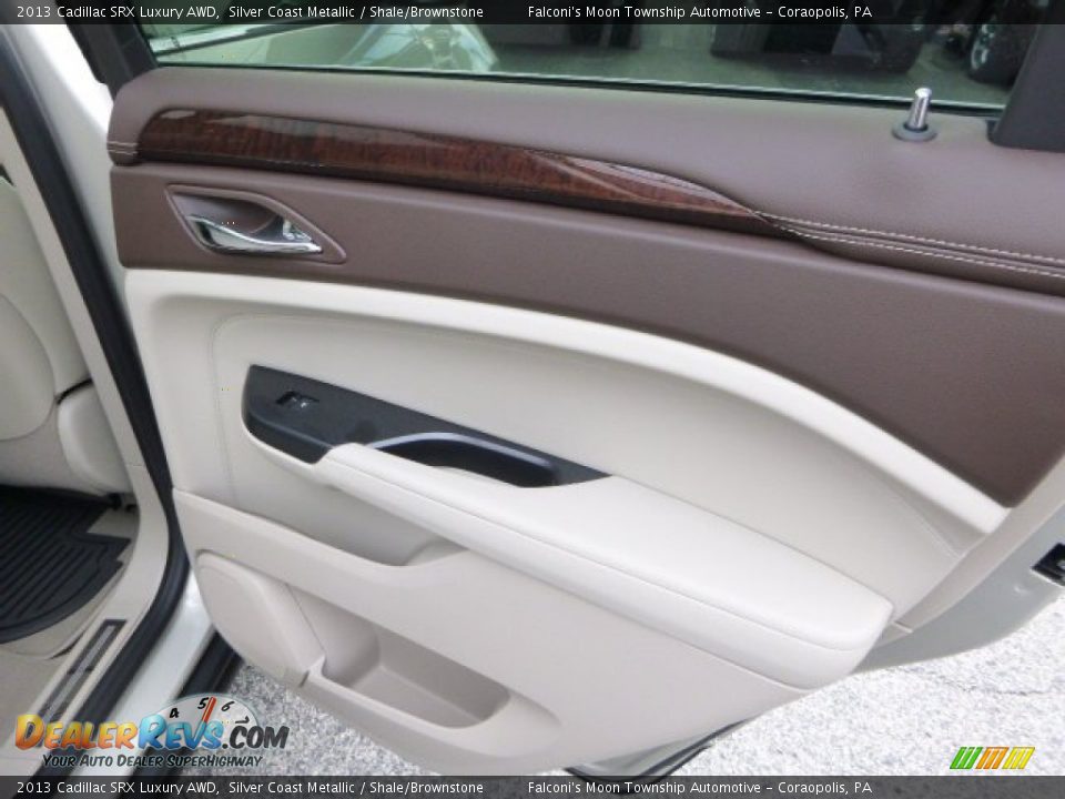 2013 Cadillac SRX Luxury AWD Silver Coast Metallic / Shale/Brownstone Photo #15