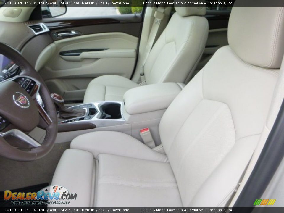 2013 Cadillac SRX Luxury AWD Silver Coast Metallic / Shale/Brownstone Photo #16
