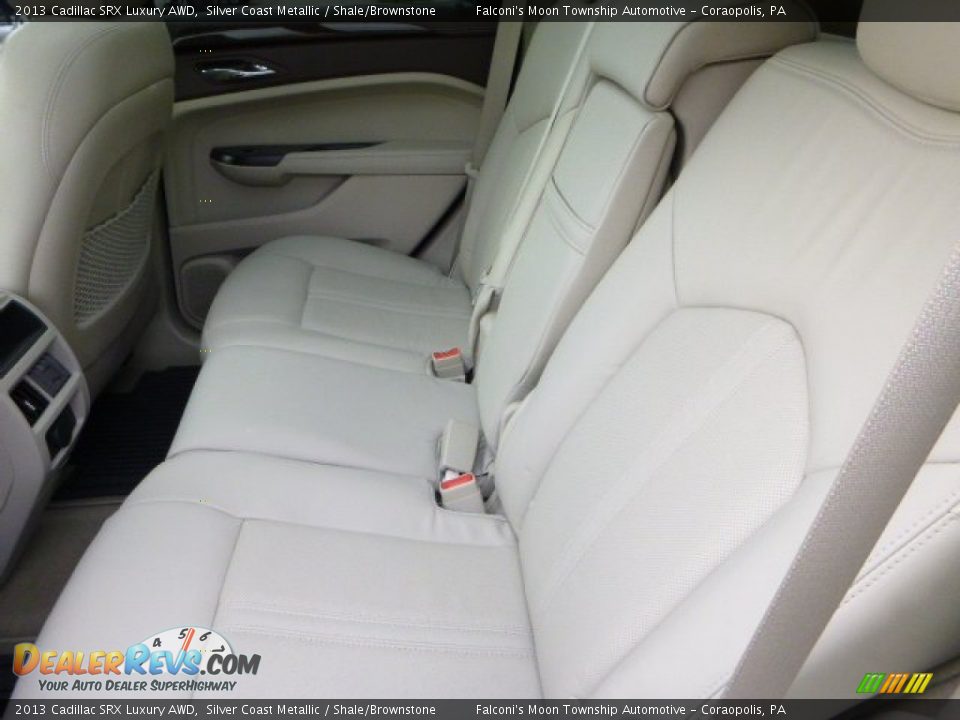 2013 Cadillac SRX Luxury AWD Silver Coast Metallic / Shale/Brownstone Photo #17