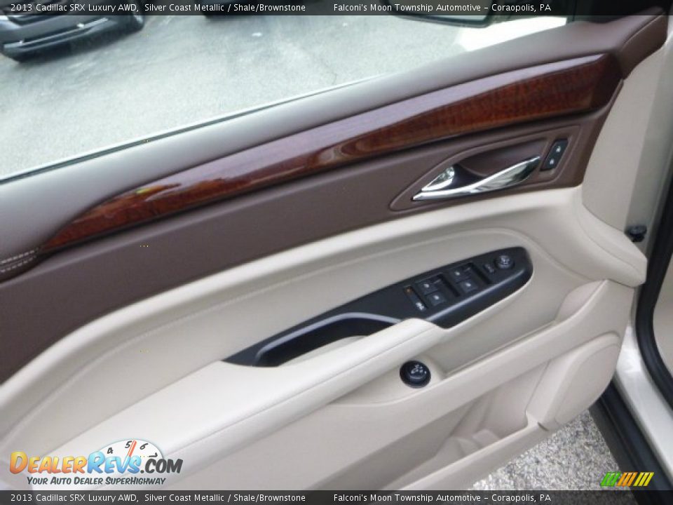 2013 Cadillac SRX Luxury AWD Silver Coast Metallic / Shale/Brownstone Photo #19