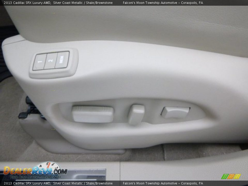 2013 Cadillac SRX Luxury AWD Silver Coast Metallic / Shale/Brownstone Photo #20