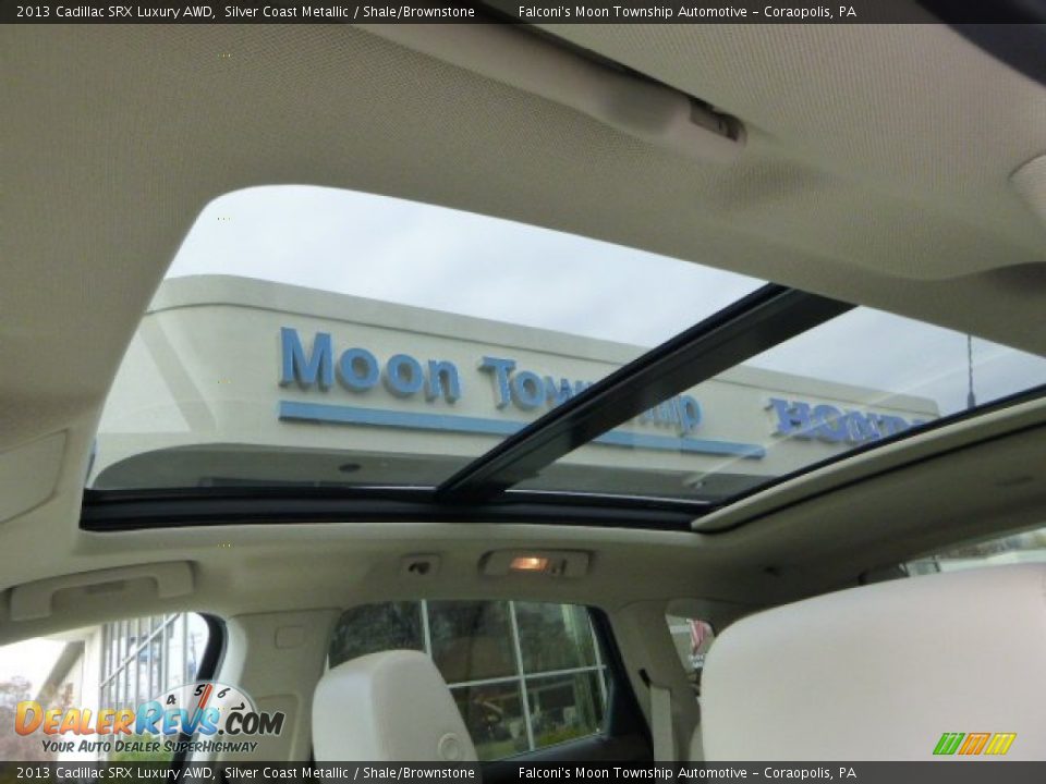 2013 Cadillac SRX Luxury AWD Silver Coast Metallic / Shale/Brownstone Photo #21